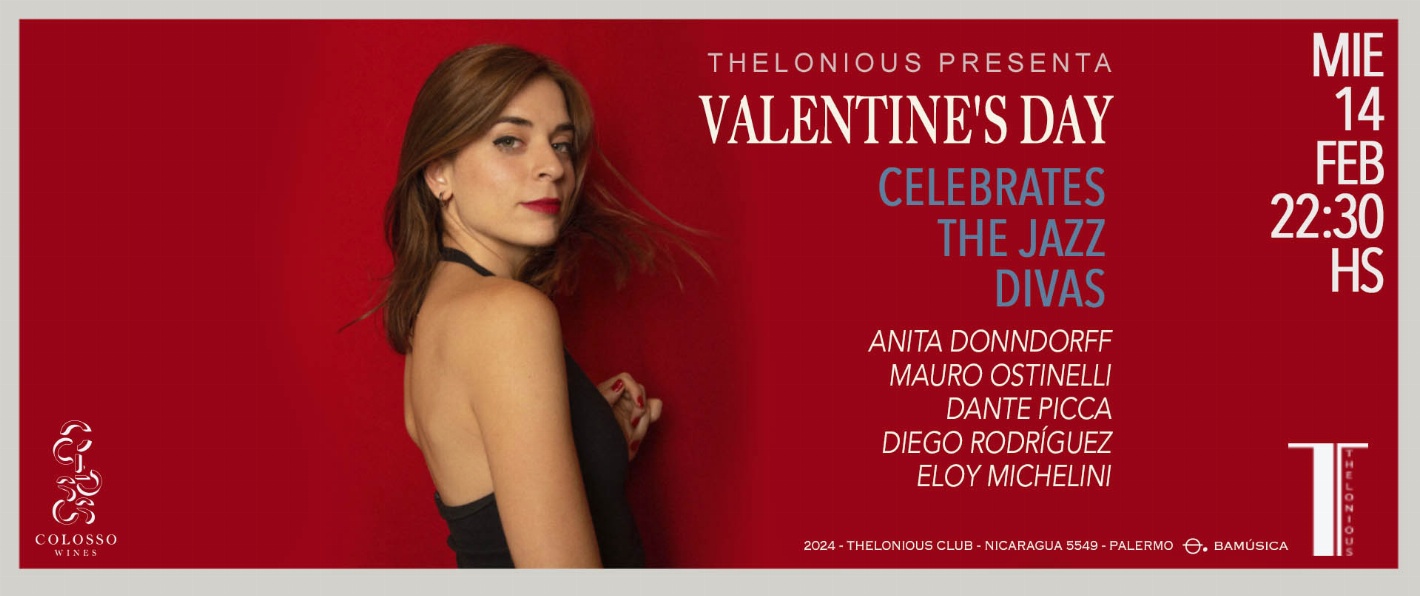 Valentine's Day  "Celebrates the Jazz Divas" - 22:30Hs
