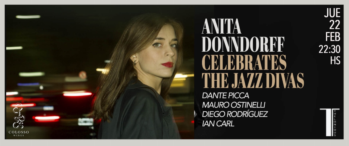 Anita Donndorff  "Celebrates the Jazz Divas" (2024/02/22) - 22:30hs