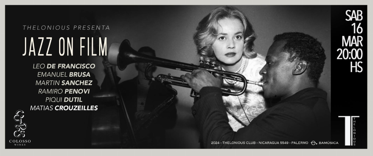 JAZZ ON FILM (2024/03/16) - 20:00hs