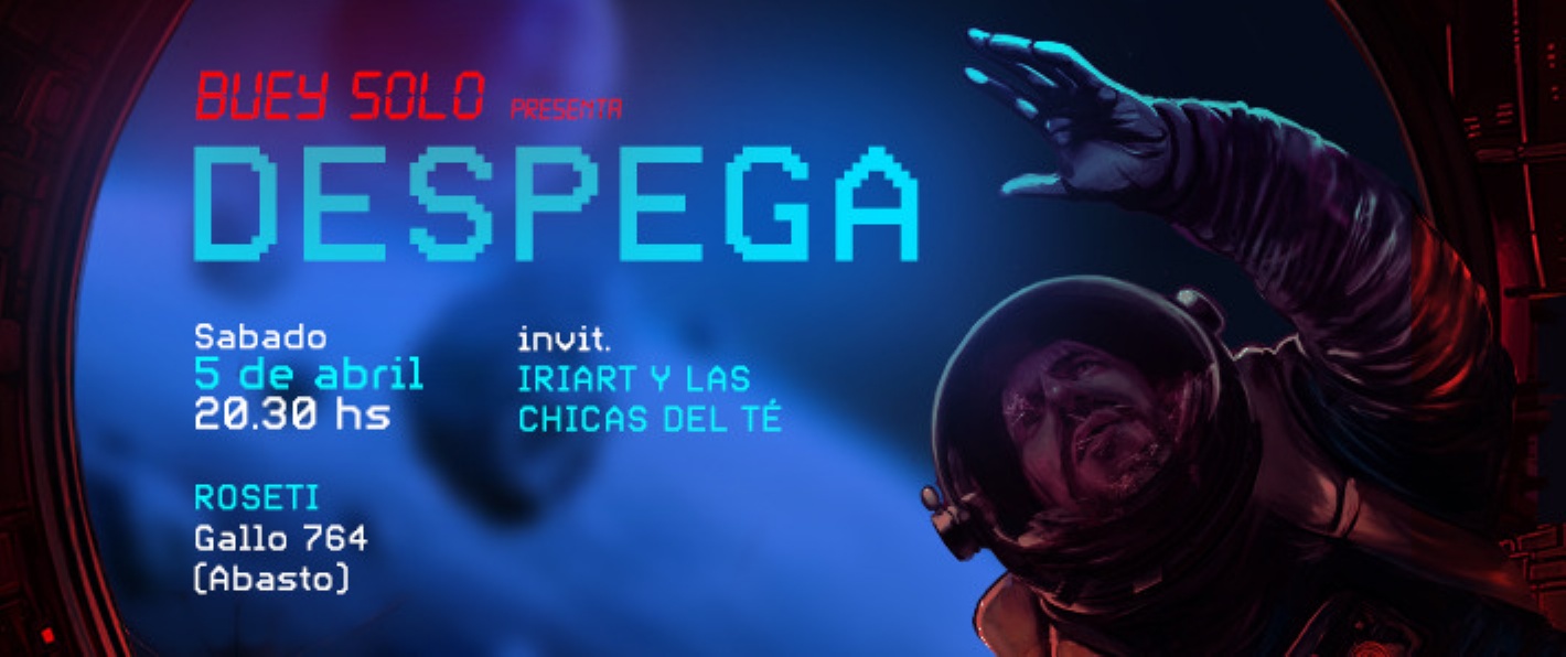 Buey Solo presenta Despega