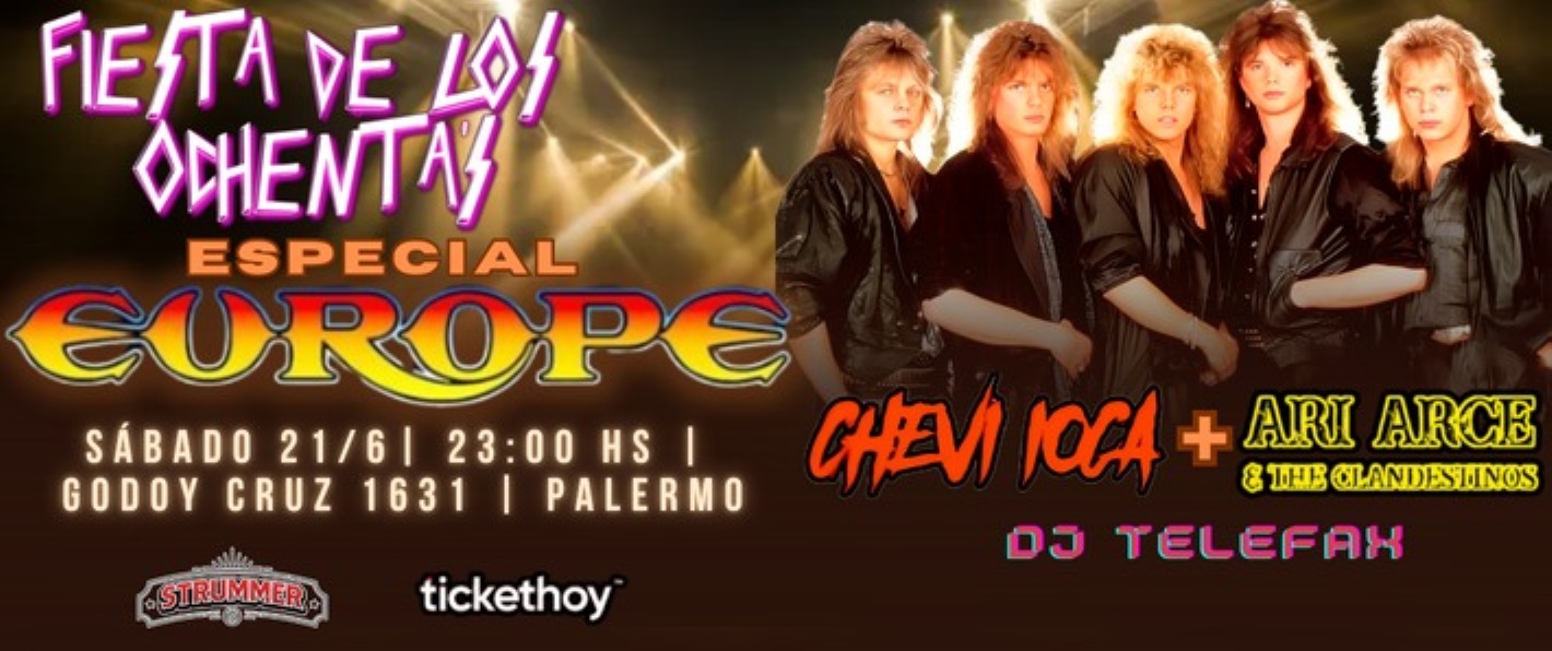 FIESTA DE LOS OCHENTAS - ESPECIAL EUROPE