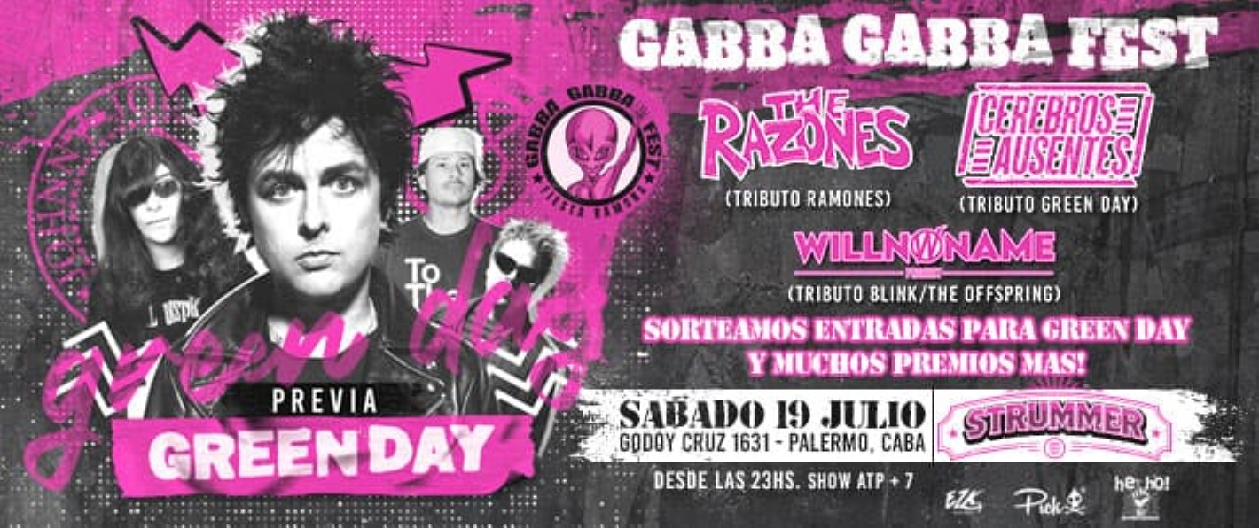 GABBA GABBA FEST - PREVIA GREEN DAY