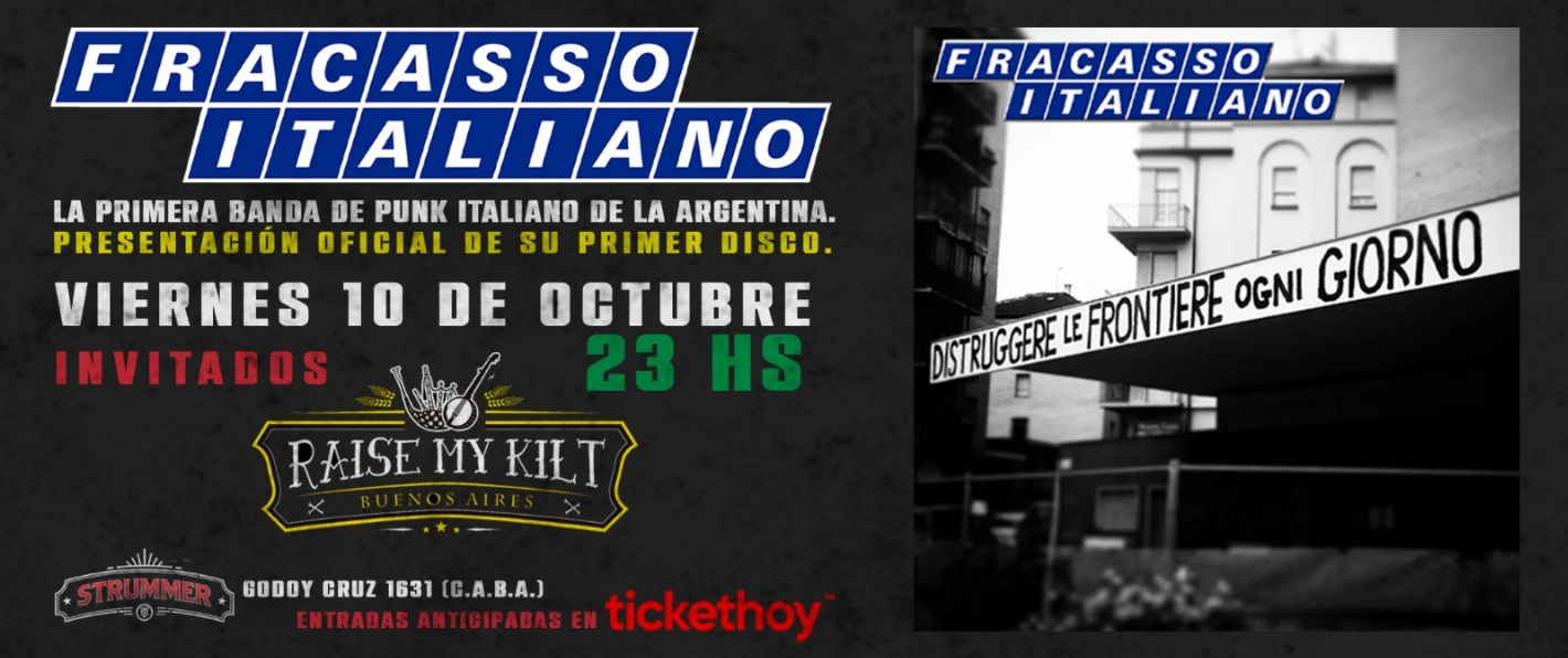 FRACASSO ITALIANO  PRESENTA SU 1ER DISCO