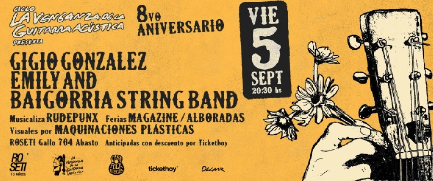 La venganza de la guitarra acústica 8vo Aniversario