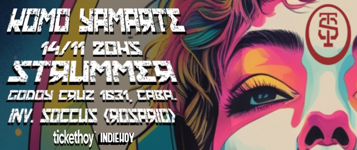 Komo Yamarte presenta "Pop Pesado" inv. Soccus (Rosario)