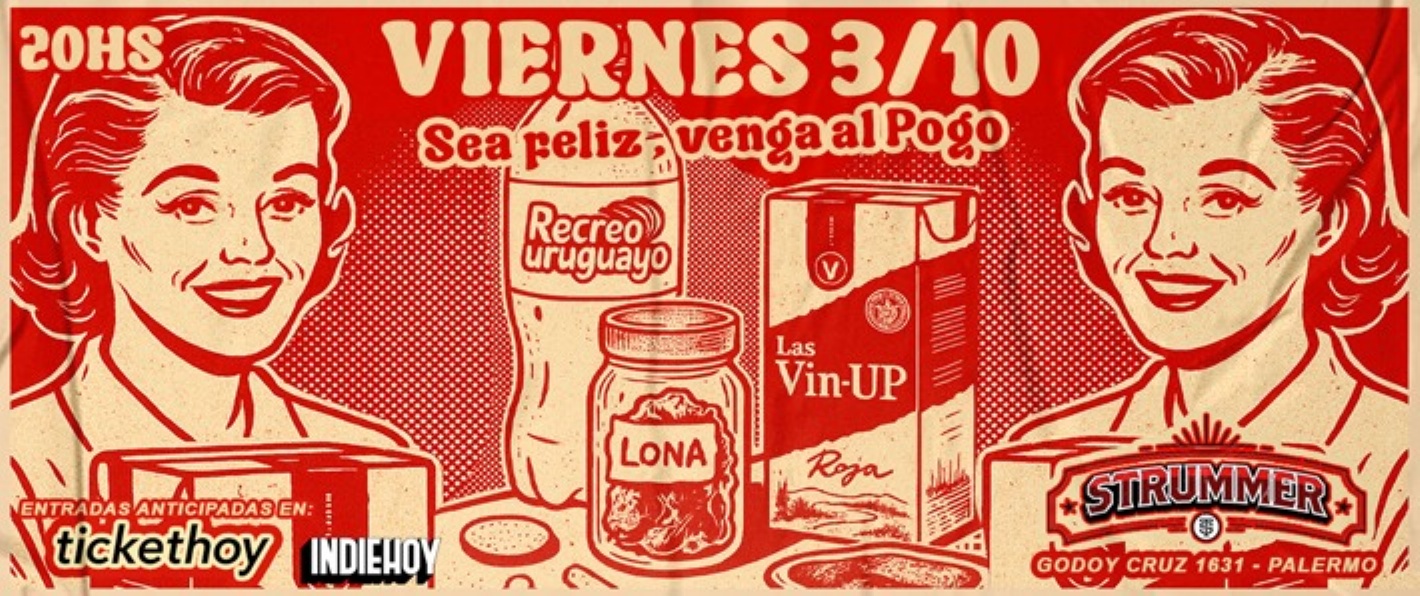 LAS VIN UP - Recreo Uruguayo y Lo.Na en STRUMMER BAR
