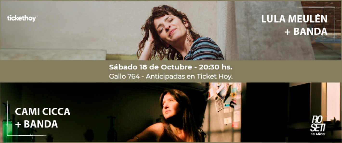 Cami Cicca + Banda & Lula Meulén + Banda